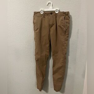 American Eagle Outfitters Tan Skinny pants, khakis. Size 30/30